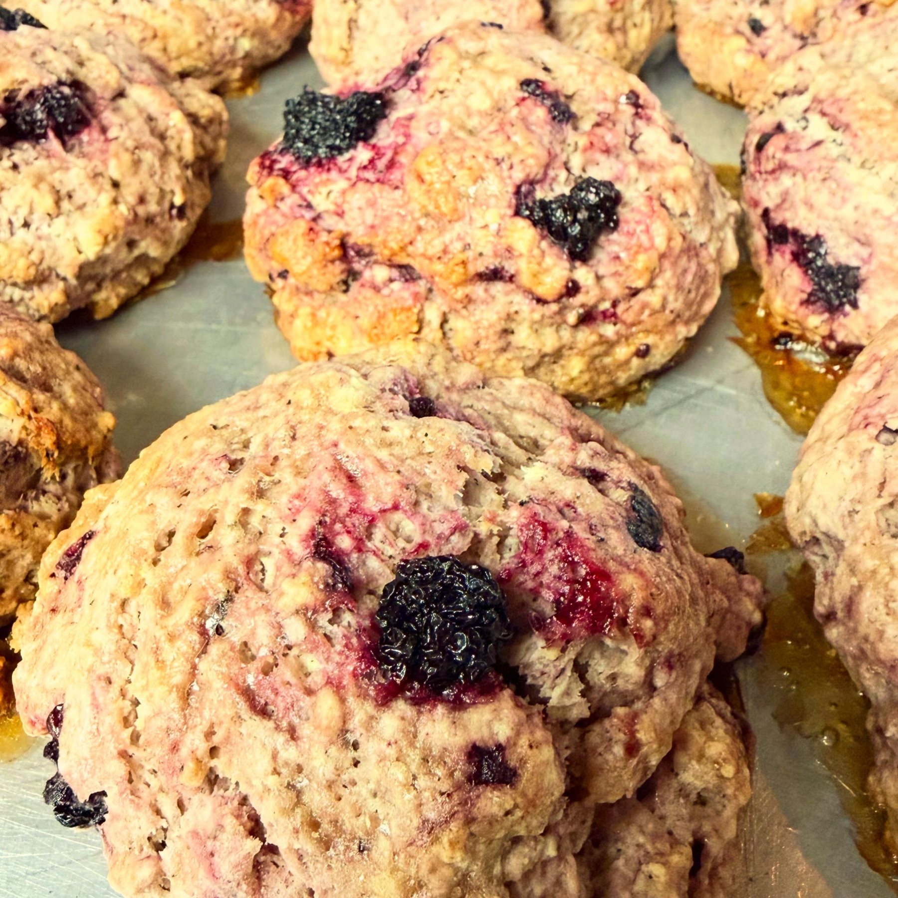 Blackberry scones