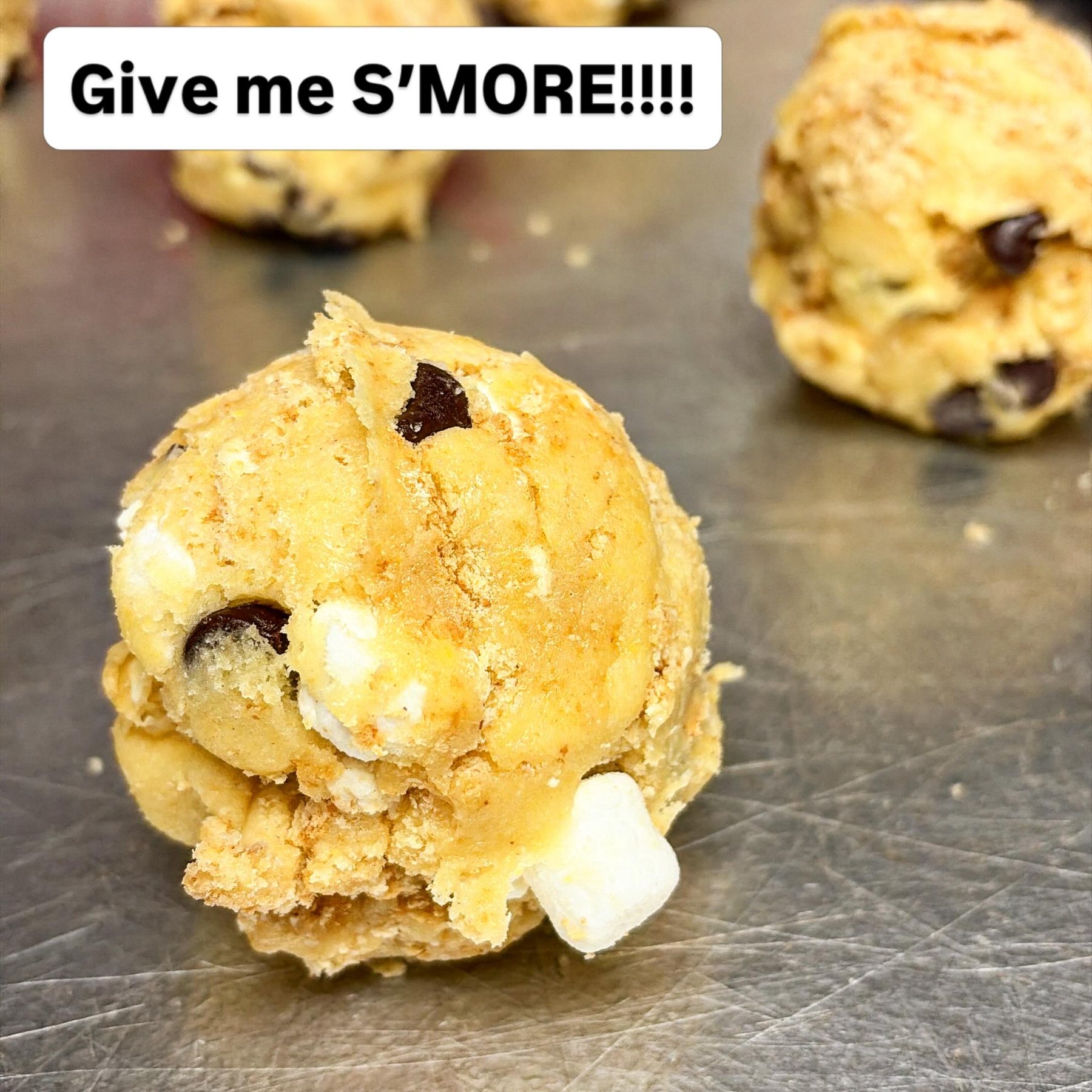 Giant s'mores cookies
